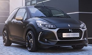 2016 DS3 Cabrio Performance Has Black Paint and a 208 GTi Engine