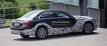 2016 E-Class W213 Mule Based on Current C-Class Spied