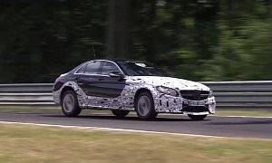 2016 E-Class W213 Mule Hits the Nurburgring Nordschleife