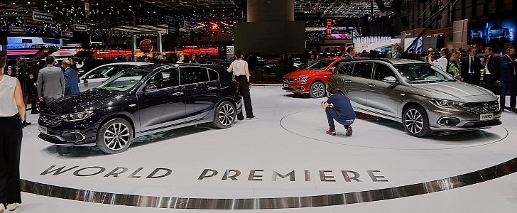 2016 Fiat Tipo Hatchback and Estate live at the Geneva Motor Show