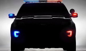 2016 Ford Explorer Police Interceptor Utility Teased Before Chicago Auto Show Unveiling