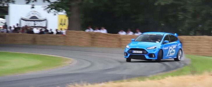 2016 Ford Focus RS Drift Mode in action