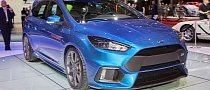 2016 Ford Focus RS Is a Liquid Blue Hooligan's Hot Hatch in Geneva