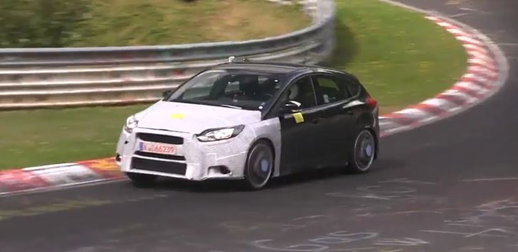 New 2016 Ford Focus RS Spied on the Nurburgring