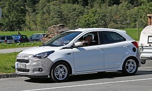 2016 Ford Ka Spotted Testing in the Alps, Ford is Preparing the Hatch for Europe