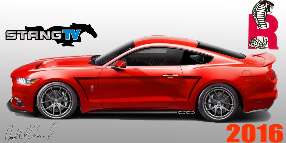 2016 Ford Mustang Cobra R Rendering - autoevolution
