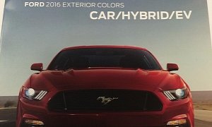 2016 Ford Mustang Colors Brochure Leaked