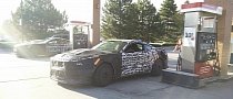 2016 Ford Mustang Shelby GT500 Spied Testing With Huge Hood Bulge