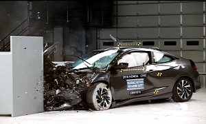 2016 Honda Civic Coupe Earns Top Safety Pick+ Rating