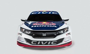 2016 Honda Civic Coupe Red Bull Global Rallycross Race Car Debuts in New York