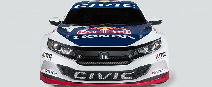2016 Honda Civic Coupe Red Bull Global Rallycross Race Car 