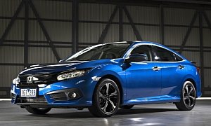 2016 Honda Civic Sedan Gets 1.8L in Australia, Hatch and Type R in 2017