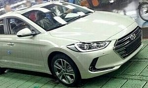 2016 Hyundai Elantra Shows Face and Interior in Leaked Photos, Looks German Alright