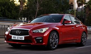 2016 Infiniti Q50 Red Sport 400 Priced at $47,950, AWD Model Starts at $49,950