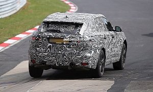 2016 Jaguar F-Type SUV Spied Lapping the Nürburgring