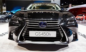 2016 Lexus GS 450h Facelift Debuts with Spindle Grille 2.0 in Frankfurt