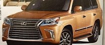 2016 Lexus LX 570 Facelift Makes First Appearance in Leaked Photo