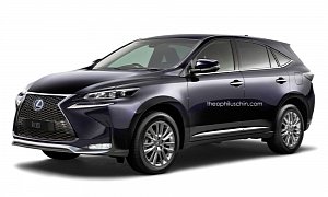 2016 Lexus RX Rendered: Bigger SUV, 3 Row Version to Replace GX
