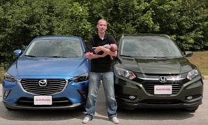 2016 Mazda CX-3 vs. Honda HR-V Review Features a Real Baby
