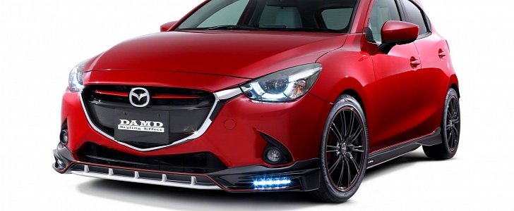 2016 Mazda2 and CX-3 Get Aggressive Body Kits from DAMD in Japan