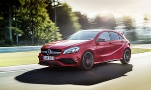2016 Mercedes A-Class Facelift Pricing Revealed, AMG A45 4MATIC Hot Hatch starts at €51,051