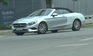 2016 Mercedes-Benz S-Class Cabriolet Spied, Silhouette Fully Revealed