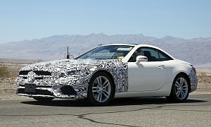 2016 Mercedes-Benz SL Facelift Spied in the US, Semi-Reveals Front End
