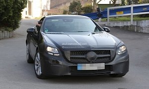 2016 Mercedes-Benz SLC Spied Again In Close Encounter