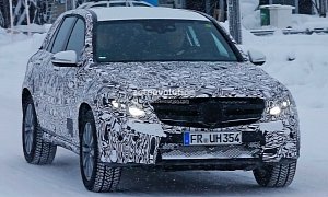 2016 Mercedes GLC Plug-In Hybrid Spied for the First Time