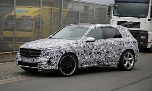 2016 Mercedes GLC63 AMG Makes Spy Video Debut, Could Actually Be the GLC450 AMG Sport