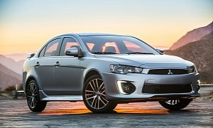 2016 Mitsubishi Lancer Revealed with Tweaked Bumper and Added Features