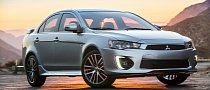 2016 Mitsubishi Lancer Revealed with Tweaked Bumper and Added Features