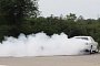 2016 Mopar Dodge Challenger Drag Pak Goes Sideways during 1st Burnout, Almost Spins