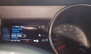 2016 Mustang GT350 Interior Walkaround Video Shows 330 KMH Speedo, Details Track Apps