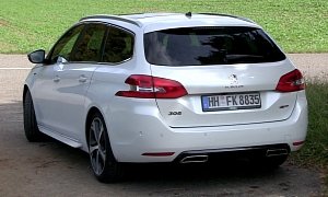 2016 Peugeot 308 GT Wagon Acceleration Test: the Golf GTD and Focus ST Rival