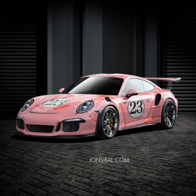 2016 Porsche 911 GT3 RS Gets 917/20 Pink Pig Livery in Awesome