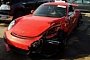 2016 Porsche 911 GT3 Wrecked with 365 Miles on the Clock