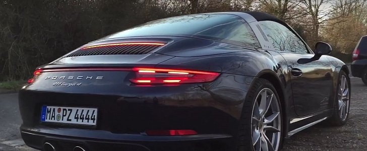 2016 Porsche 911 Targa with the New Turbo Engine Sounds Like This