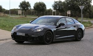 2016 Porsche Panamera Prototype Spied, Will Get All-New V8 Engine