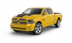 2016 Ram 1500 Stinger Yellow Sport Is the Pickup Truck Version of Bumblebee