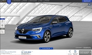 2016 Renault Megane GT Costs €31,900 in France, Making It Just €550 Cheaper than Megane RS