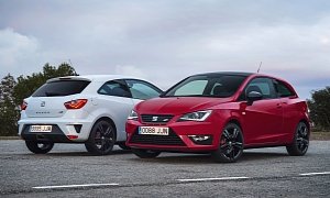2016 SEAT Ibiza Cupra Priced at £18,100 in the UK, Gets Manual Gearbox
