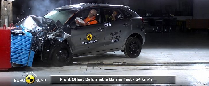 2016 Suzuki Baleno Euro NCAP crash test