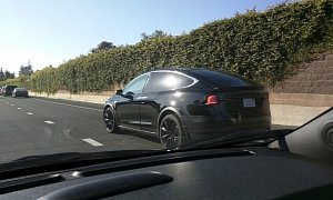 2016 Tesla Model X Spotted in California, Looks Like a "Model S With a Pug Nose"
