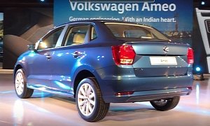 2016 Volkswagen Ameo Revealed in India, Targets Sub 4-Meter Sedan Segment