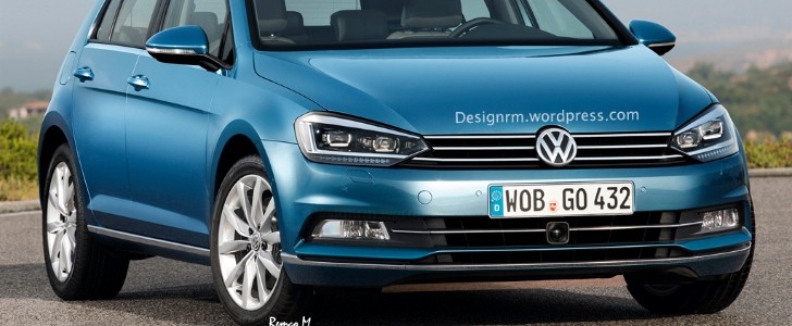 2016 Volkswagen Golf and Golf GTI Speculatively Rendered