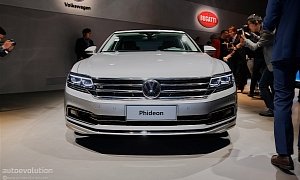 2016 Volkswagen Phideon Revealed to Europeans, Will Be Sold in China