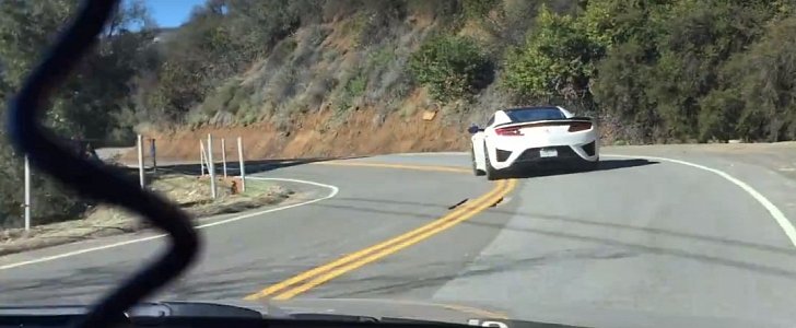 2017 Acura NSX Goes Canyon Carving