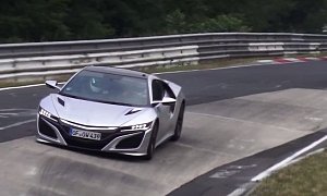 2017 Acura NSX Testing Hard on Nurburgring, Is An Update Coming?
