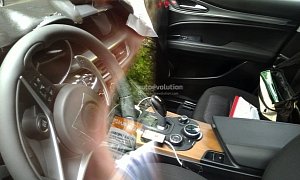 2017 Alfa Romeo Stelvio (Tipo 949 D-SUV) Spied Inside and Out